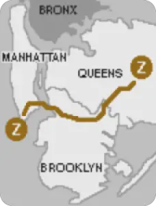 St Express Map Getting There - Staten Island Ferry