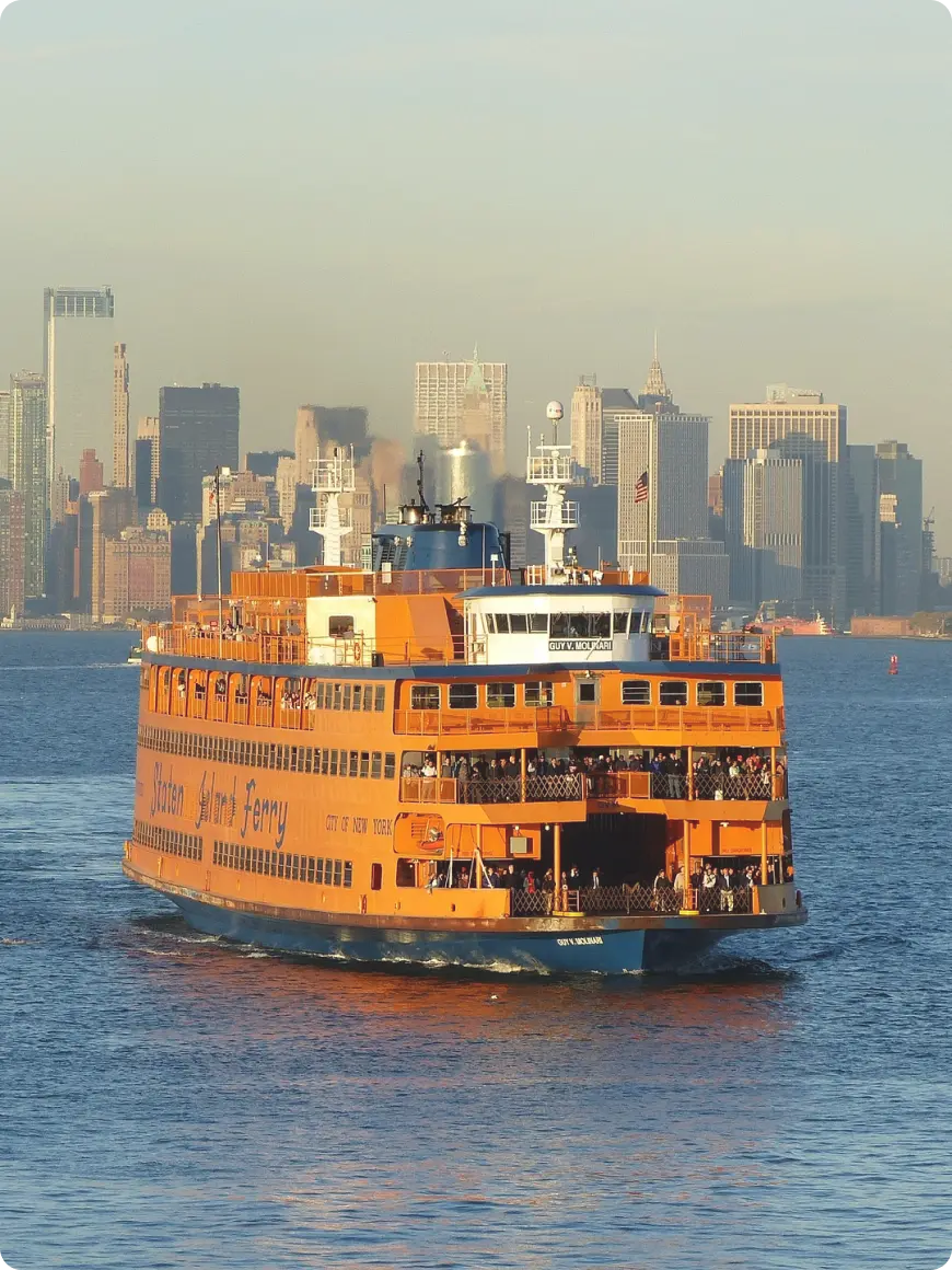 puedo llevar a mi perro en el ferry de staten island